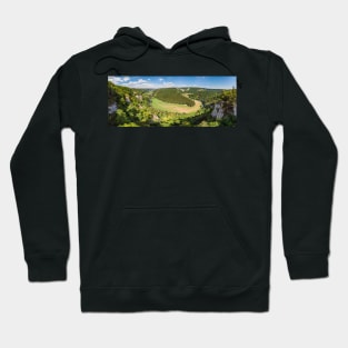 Danube Horseshoe Bend at Knopfmacherfelsen, Germany Hoodie